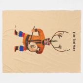 Couverture Polaire Drumming Shaman (Devant (Horizontal))