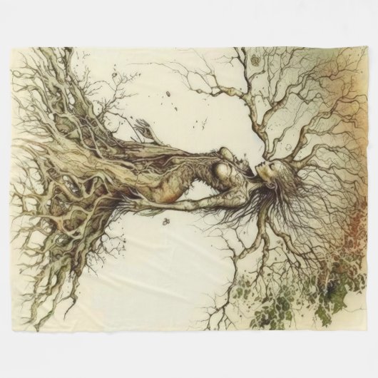 Couverture Polaire Dryad d'automne - Tranquillité (Devant (Horizontal))