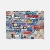 Couverture Polaire Du chant des chansons, Klee (Devant (Horizontal))