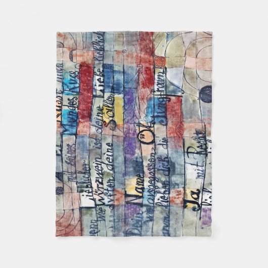 Couverture Polaire Du chant des chansons, Klee (Devant)