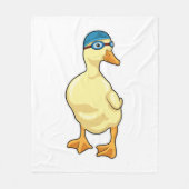Couverture Polaire Duck at Swimming with Swimming goggles (Devant)