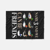 Couverture Polaire Duck Hunting Waterfowl Hunters Different Duck  (Devant (Horizontal))