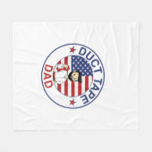 Couverture Polaire Duct Tape Dad - Fleece Blanket (Devant (Horizontal))