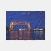 Couverture Polaire Duluth Aerial Lift Bridge & John G. Munson (Devant (Horizontal))