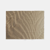 Couverture Polaire Dunes de sable le matin (Devant (Horizontal))