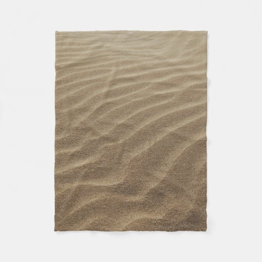 Couverture Polaire Dunes de sable le matin (Devant)