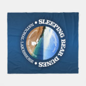 Couverture Polaire Dunes Des Ours Qui Dormissent (Devant (Horizontal))