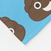 Couverture Polaire Dunette Brown idiote folle Emoji (Coin)