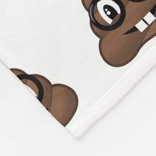 Couverture Polaire Dunette nerd Emoji en verre (Coin)