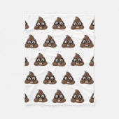 Couverture Polaire Dunette nerd Emoji en verre (Devant)