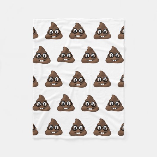 Couverture Polaire Dunette nerd Emoji en verre (Devant)