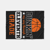 Couverture Polaire Dunking My Way Through 11th Grade Bysketbyll Byck (Devant (Horizontal))