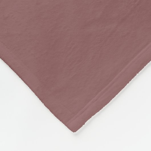 Couverture Polaire Dusty Rose (Coin)