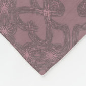 Couverture Polaire Dusty rose motif (Coin)