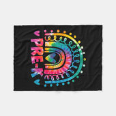 Couverture Polaire Dye Prek Enseignant Rainbow Preschool Retourner À  (Devant (Horizontal))