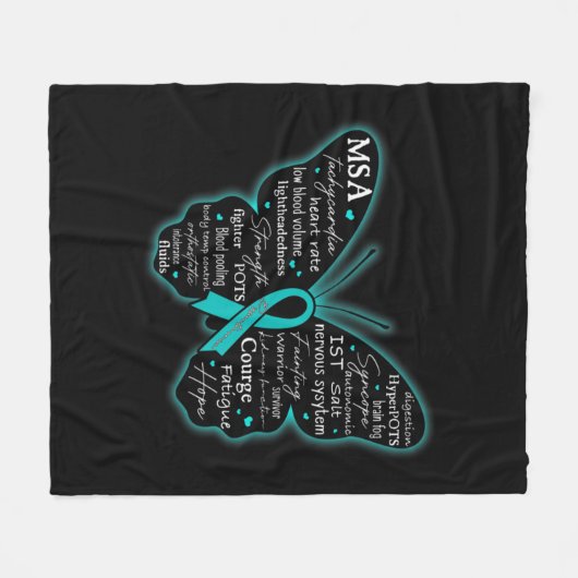 Couverture Polaire Dysautonomia Sensibilisation POTS HyperPOTS NCS Mo (Devant (Horizontal))