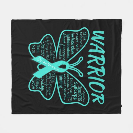 Couverture Polaire Dysautonomia Sensibilisation POTS HyperPOTS NCS Wa (Devant (Horizontal))