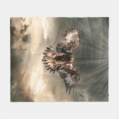 Couverture Polaire Eagle d'or (Devant (Horizontal))