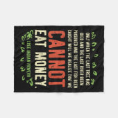 Couverture Polaire Earth Day Shirt Pro Save Environment Quote Last Tr (Devant (Horizontal))