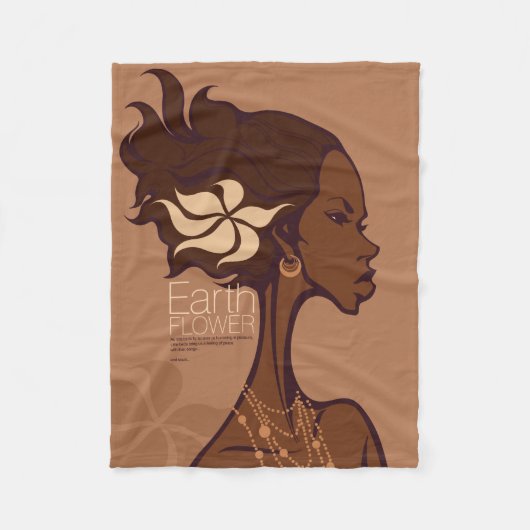 COUVERTURE POLAIRE EARTH FLOWER (Devant)