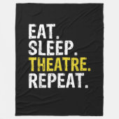 Couverture Polaire Eat Sleep (Devant)