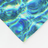 Couverture Polaire Eau Chatoyante Tombée (Coin)