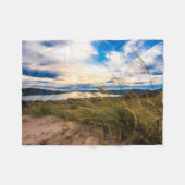 Couverture Polaire Eau | Glen Lake Dunes de l'ours couché Michigan (Devant (Horizontal))