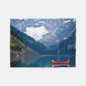 Couverture Polaire Eau | Lake Louise Montagnes Rocheuses canadiennes (Devant (Horizontal))