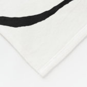 Couverture Polaire Ebb et flux 2 - Noir et blanc (Coin)