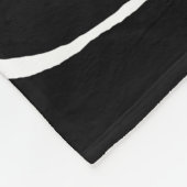 Couverture Polaire Ebb et flux 2 - Noir sur blanc (Coin)