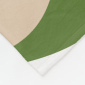 Couverture Polaire Ebb et flux 4 - Blanc, Sable et Palm Green (Coin)