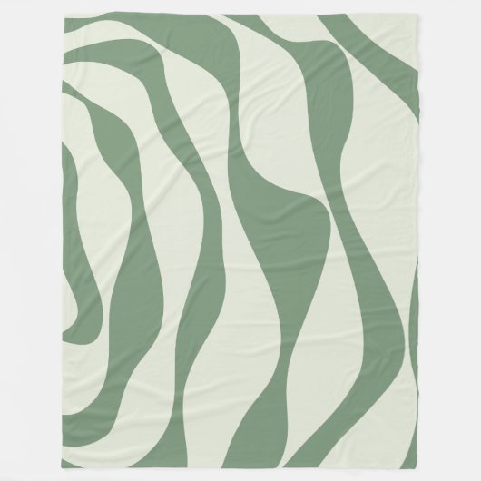 Couverture Polaire Ebb et flux 4 en vert (Devant)
