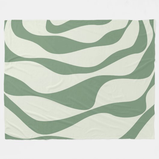 Couverture Polaire Ebb et flux 4 en vert (Devant (Horizontal))