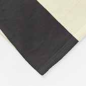 Couverture Polaire Ebb et flux en noir, gris et crème (Coin)