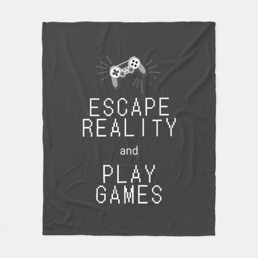 Couverture Polaire Échapper à la réalité Jeux Rétro (Devant)