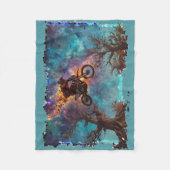 Couverture Polaire Échapper Au Feu - Rider En VTT (Devant)