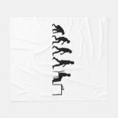 Couverture Polaire Échecs - Évolution du joueur d'échecs (Devant (Horizontal))