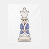 Couverture Polaire Échecs Queen Chess (Devant)