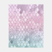 Couverture Polaire Échelles de Parties scintillant de sirène #2 (Devant)