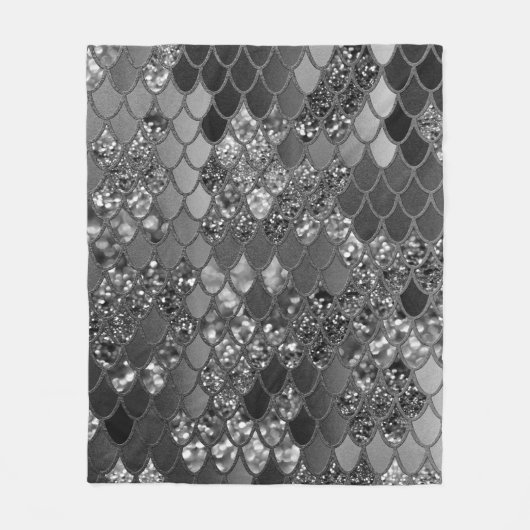 Couverture Polaire Échelles de Parties scintillant de sirènes #7 (Par (Devant)