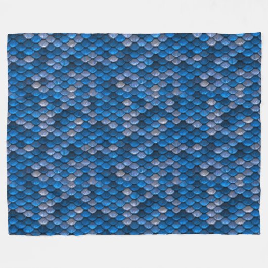 Couverture Polaire Échelles de sirène (Devant (Horizontal))