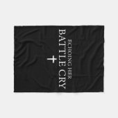 Couverture Polaire Echoing Her Battle Cry  (Devant (Horizontal))