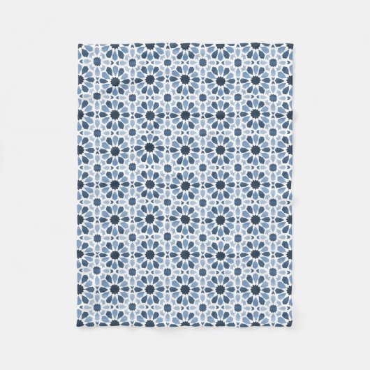 Couverture Polaire Echos andalous : Geometry marocaine Boho (Devant)