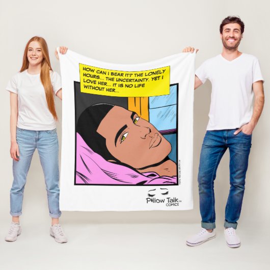 Couverture Polaire Échos Romantiques Bande Dessinée de Romance Cœurs (En situation)