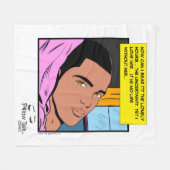 Couverture Polaire Échos Romantiques Bande Dessinée de Romance Cœurs (Devant (Horizontal))