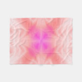 Couverture Polaire Éclaboussure rose (Devant (Horizontal))