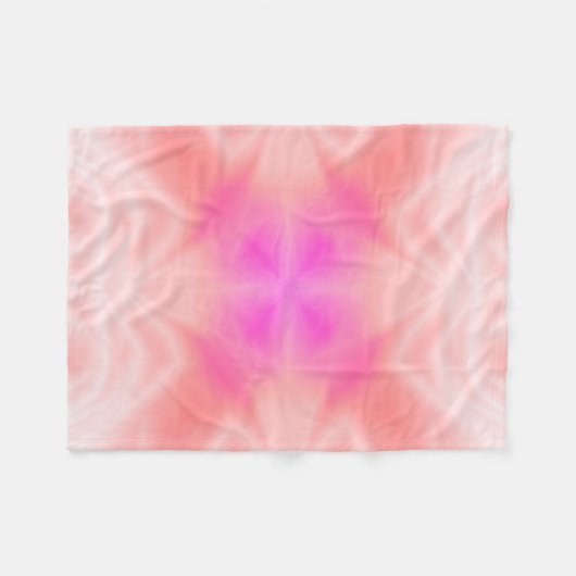 Couverture Polaire Éclaboussure rose (Devant (Horizontal))