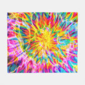 COUVERTURE POLAIRE ÉCLABOUSSURE TIE DYE (Devant (Horizontal))