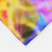 COUVERTURE POLAIRE ÉCLABOUSSURE TIE DYE (Coin)