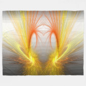 Couverture Polaire Éclair abstrait - fractal (Devant (Horizontal))